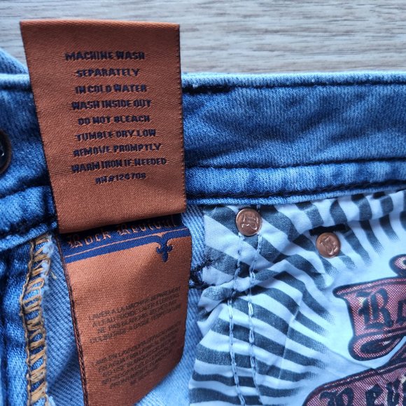 Rock Revival Jessica Ankle Crop Skinny Jeans Low Rise Zip Stretch Light Blue - Picture 8 of 8